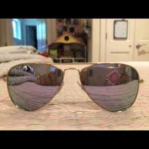 Authentic kids lavender raybans